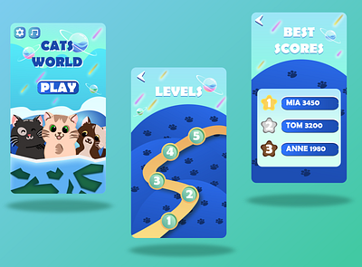 Game Design Concept graphic design ui