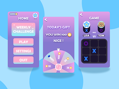 Game Design Concept graphic design ui