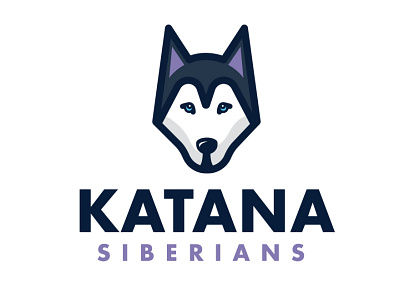 Katana Siberians design illustration logo
