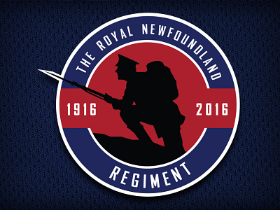 Royal Newfoundland Regiment illustration logo
