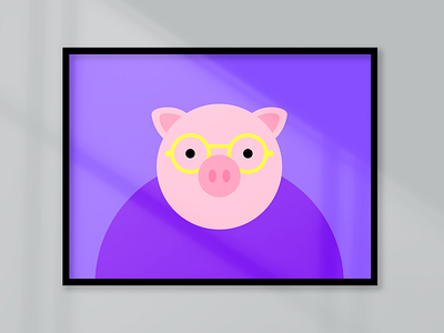 Pig animal animals animation avatar avatar icons avatars character character design design dribbble experience illustration pig product profile smart ui user vegan vegetarian