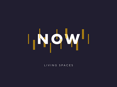 Now Dark animation branding building coworking dribbble illustration letter lettering living logo logotype motion now office space spaces working