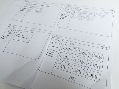 Wireframe sketches sketch wireframe