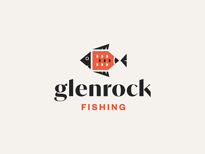 Glenrock Fishing branding fish fish logo fisherman fishing glenrock illustration logo logo design ocean vancouver westcoast