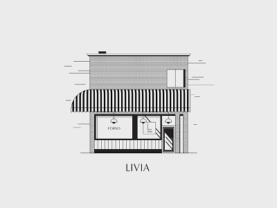 Livia bakery bakerylogo italy livia store storeillustration vancouver