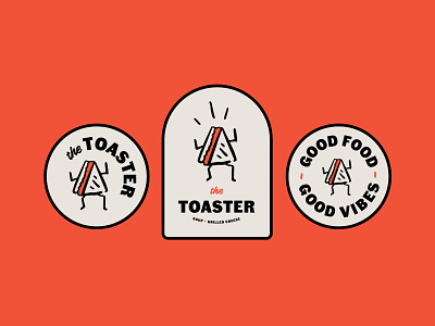 The Toaster brand grilledcheese illustration logo saltspring sandwich sandwichshop thetoaster toaster vancouver