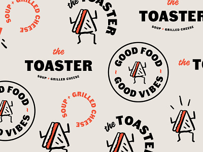 The Toaster Pattern branding britishcolumbia design grilledcheese illustration logo sandwich sandwichshop thetoaster toaster vancouver
