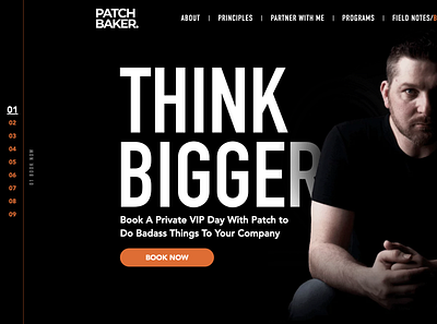 Patch Baker Think Bigger branding graphic design
