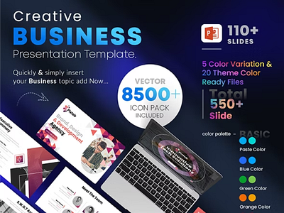 Creative Business PowerPoint Presentation Template business clean creative design graphic design infographic pitch deck plan powerpoint powerpoint template presentation presentation design presentation template template