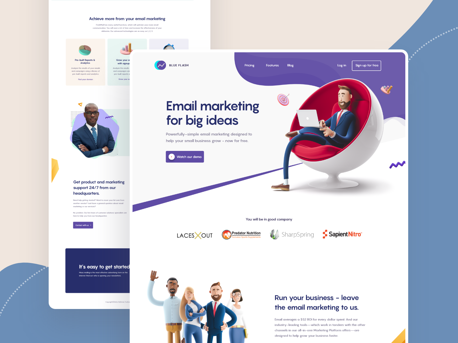 marketing landing pages