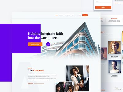 Conference Landing page