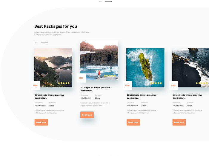 Xplore - Travel agency landing page by Arifur Rahman Tushar on Dribbble