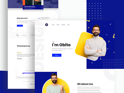 Personal Portfolio Designs Themes Templates And Downloadable Graphic Elements On Dribbble