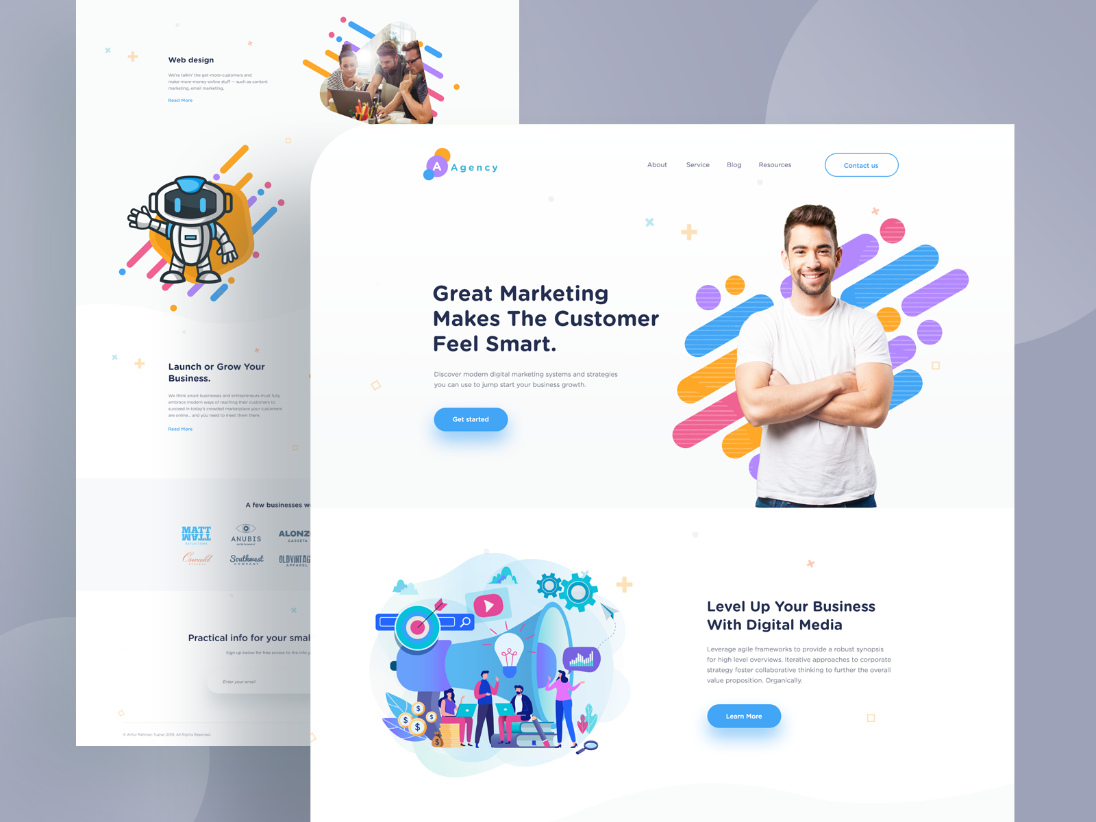 Agency Landing page v2