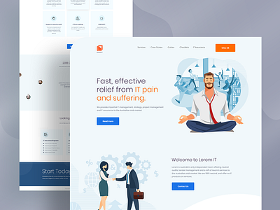 Freebie - Minimal landing page exploration 2019 trend agency app design clean ui creative dailyui digital marketing agency homepage ios landing page landing page marketing agency minimal mockups trendy design ui ux visual design website