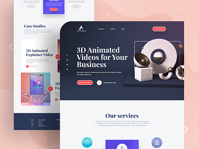 Landing Page Exploration by Arifur Rahman Tushar for Orizon: UI/UX ...