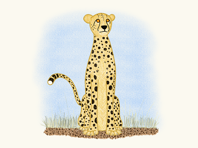 The Fast & The Furryous africa cat cheetah fast furryous procreate spots