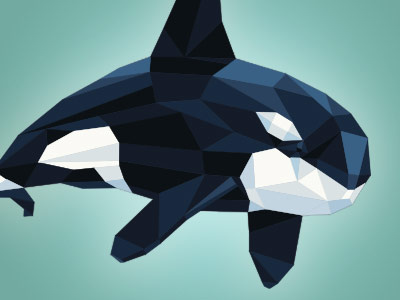 Lowpoly Whale animal lowpoly polygon polygonal whale