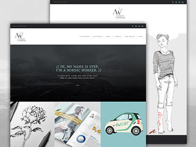 Nordicworking Web design graphic design portfolio web webdesign website