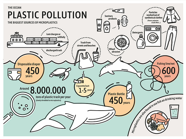 Plastic Pollution & Microplastics by Stefanie Bendfeldt on Dribbble