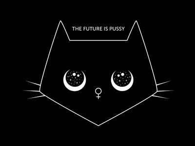 Women's History Month Campaign cat female female symbol feminism future illustration illustrator kitten logo pussy venus women