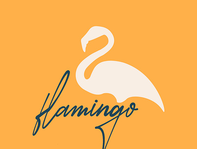 flamingo animal branding design graphic design illustration logo typography ui vector