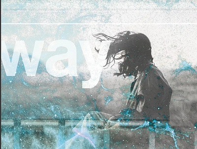 Floating Way design graphic design photomanipulation photoshop typography