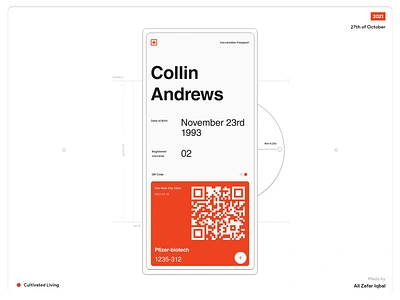 Cultivated Living android app animation branding brutalism brutalist figma health app interface ios app minimal minimalism mobile app mobile ui motion design orange product design ui uiux user experience ux