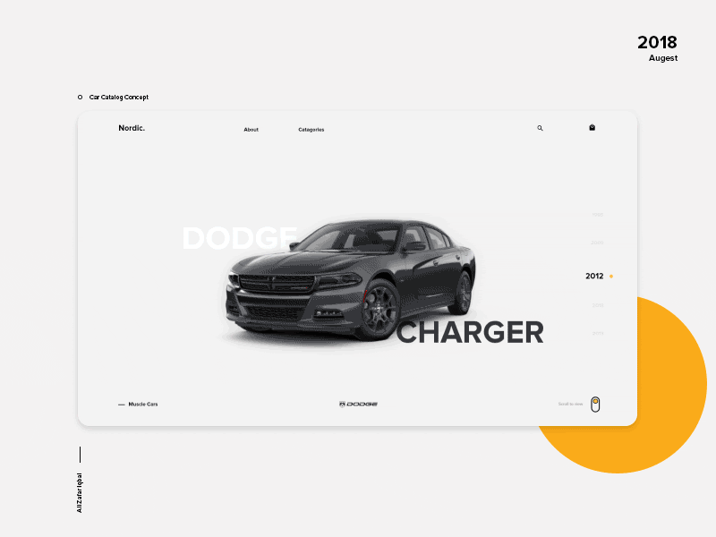 Car Catalog Concept