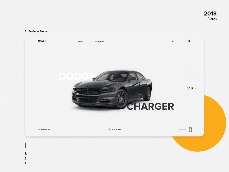Car Catalog Concept adobe xd animation e commerce material design minimal motion design ui ux webdesign