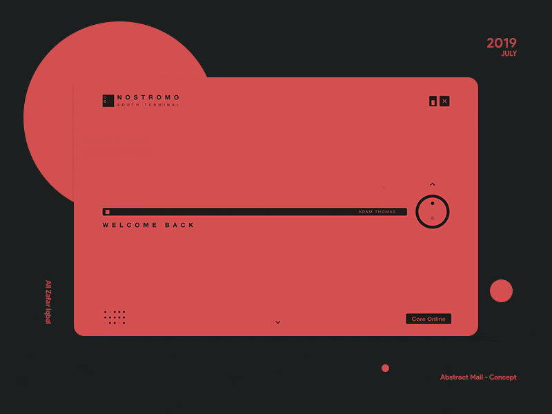 Abstract Mail - Concept