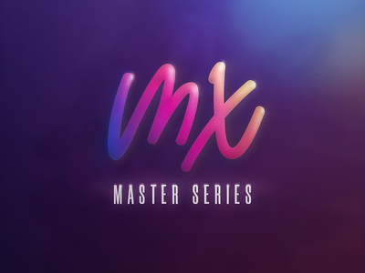 DESIGN TO THE MX — Logitech art branding gradient lettering logo