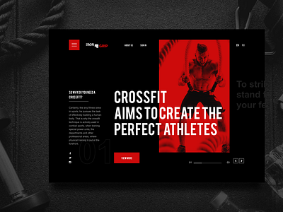Crossfit / Web site design