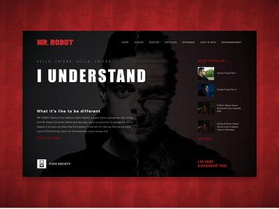 Mr. Robot / Website