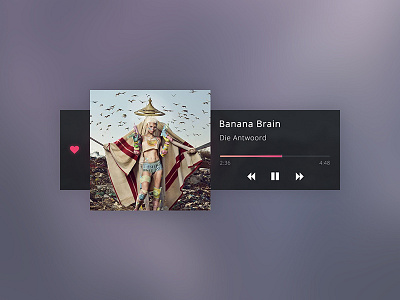 Music Player app clean dailyui day009 gradient interface music music player rave sound ui ux