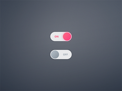 On/Off Switch app daily ui dailyui day015 interface minimal off on settings switch ui ux
