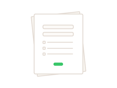 Application form form icon illustration paper stack