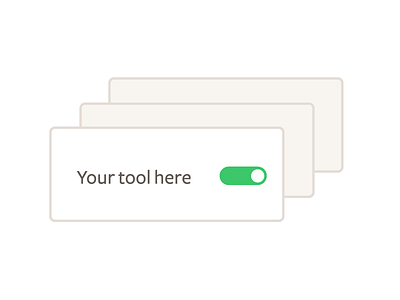Your tool here icon illustration switch toggle