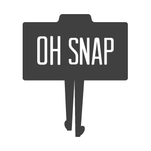 Oh Snap Photography camera logo photography snap walking