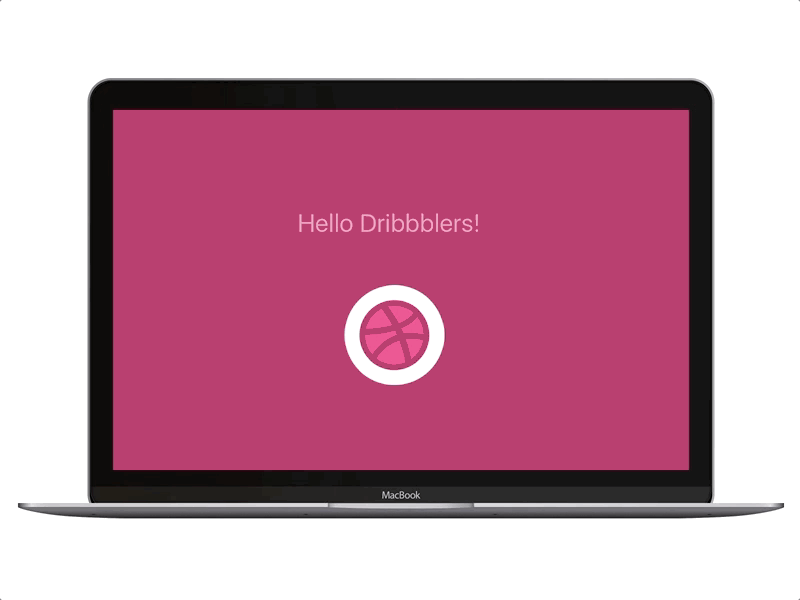 Hello Dribbble firstpost framerfirst newtodribbble