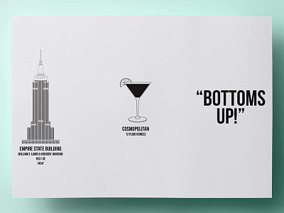 New York City: Building + Drink + Cheers