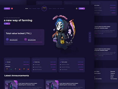 Reaper Website Design