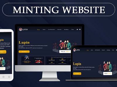 Minting Design best web design creative web pages design frontend graphic design landing page design landing pages ui