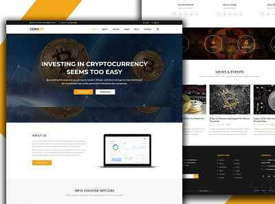 Crypto website best web design creative web pages design frontend graphic design illustration landing page design landing pages