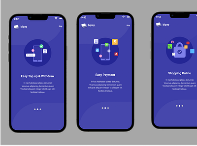 bypay💲 app color design dribble shorts figma ui ux