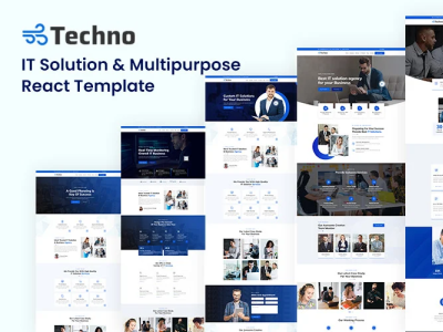 IT Solution & Multiprtpose React Template agency business company consulting corporate creative finance marketing multipurpose next react seo service software solution technology template