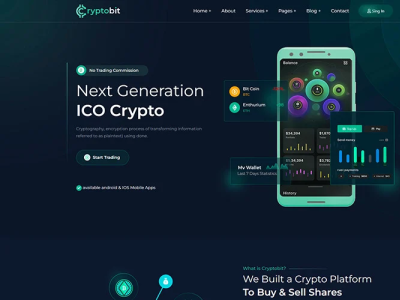 Cryptobit Cryptocurrency HTML5 Template