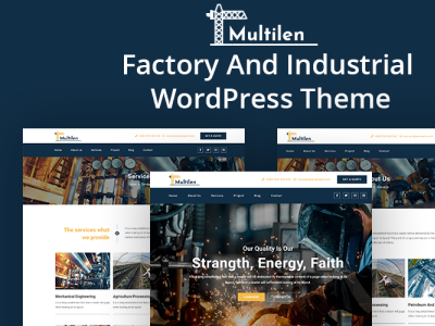 Factory and Insustrial WordPress Theme