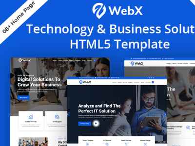 BigFox IT Solution Business Service PSD Template