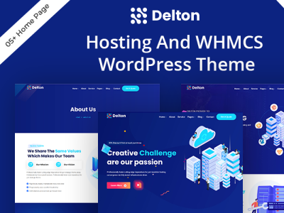 Delton Hosting & WHMCS WordPress Theme